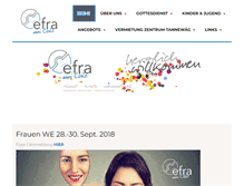 Tablet Screenshot of efra.ch